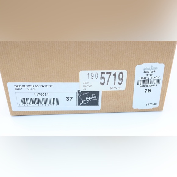Christian Louboutin Decoltish 85 Patent Leather Heels Size 7 - Picture 11 of 11